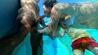 all natural milf julia north takes underwater pool anal gaping