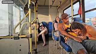 Married Wife Teases Bus Stranger Into Hard Fuck