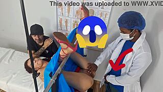 Hung Doctor Pounds Cuck's Redhead Wife Doggy Style
