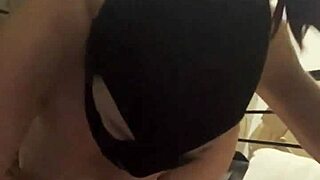 Masked babe's sloppy juicy deepthroat on monster cock drives wild