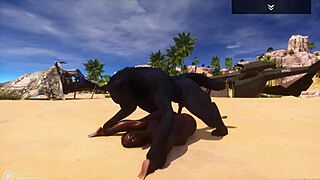hey check this curvy black milf indra in halloween wolf costume fucking hard and squirting wild 😈🍆💦