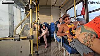 Married Wife Teases Bus Stranger Into Hard Fuck