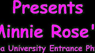 tampa uni physical got minnie rose's petite tits tickled backstage...