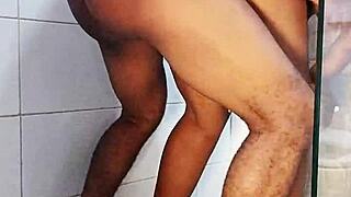 First-Time Bathroom Pound with Roommate Teen Sparks Forbidden Heat