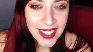 Pretty Redhead Latina Secretary Flashes Tits JOI Dirty Talk Argentina