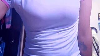 Cute Femboy Squirts From Anal Toy Play