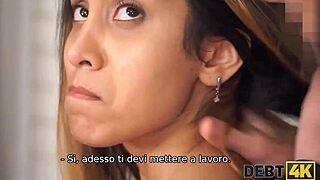 clever roxy lips delays debt with rough pov doggystyle pounding