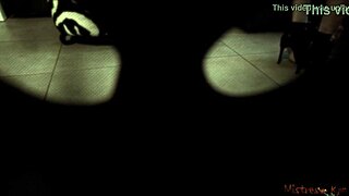 crawl for me masked sub on this leash sadistic mistress owns you pov