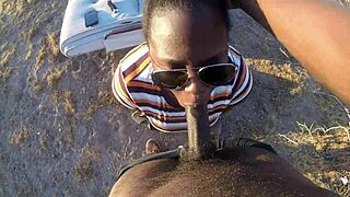 innocent hike explodes into bbw bbc outdoor pounding