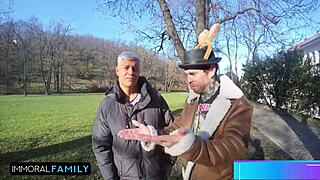 Mia Trejsi and Katy Rose Share Double Vaginal Easter Thrill