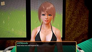 my new family plays erotic futanari games with big tits