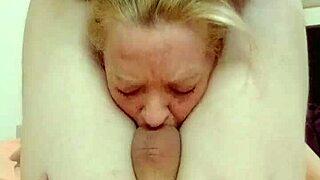 my milf bitch deepthroats and swallows like total whore
