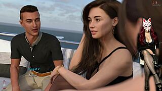 steps of debauchery 55: brunette in lingerie strips outdoors at brothel 😈👠💋