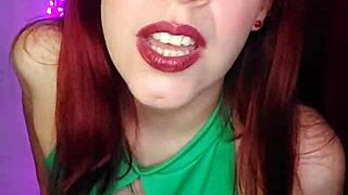 Pretty Redhead Latina Secretary Flashes Tits JOI Dirty Talk Argentina
