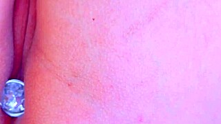 Peek At This Young Asian's Shaved Wet Pussy Close-Up Orgasm