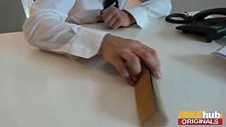 Anny Aurora mistakes delivery for boss fucks plump ass pussy 🔥🍑