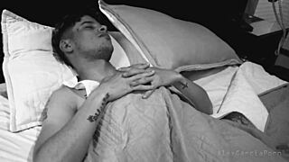 skinny colombian couple bareback doggy deepthroat rough in bedroom b&w heat