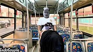 stranger fucks hijab muslim wife on university bus