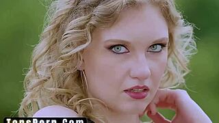 Massive BBC Pounds Blonde Wife After Daring Kisses And Gropes