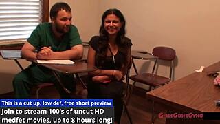 Tampa Uni Yesenia Sparkles Skirt Spreading Shower Exam