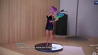 Abby Catches Xavier Jerking Dick In Morning Bed!