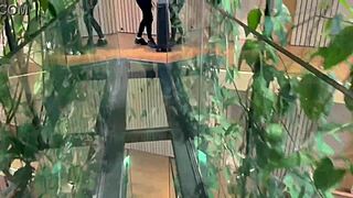 Cheating French Wife Balcony Hotel Fuck Cum on Tits