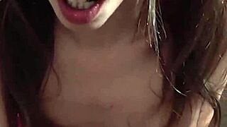 Petite Pigtails Candie Cross Chokes Gags On Brutal Deepthroat Face Fucking Cumshot Humiliation