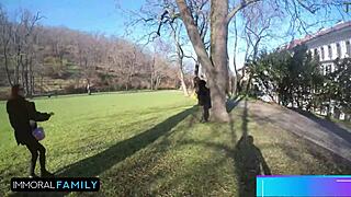 Mia Trejsi and Katy Rose Share Double Vaginal Easter Thrill