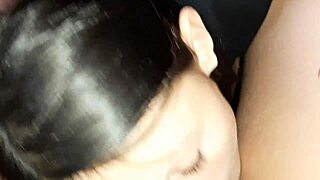 girlfriend licks my pussy while stepmom cooks dinner 😍 lesbian kitchen orgasm