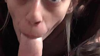Petite Pigtails Candie Cross Chokes Gags On Brutal Deepthroat Face Fucking Cumshot Humiliation