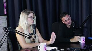bdsm blonde brazilian submissa tries sheer red lingerie with drogado fetishes for cash...