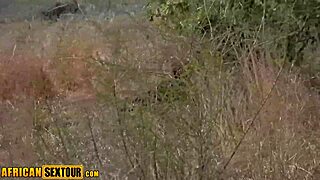 african ebony teen gives sloppy pov blowjob then public outdoor fuck