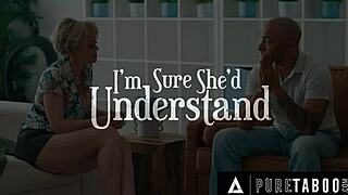 devious man tricks busty blonde milf dee williams into taboo interracial fuck