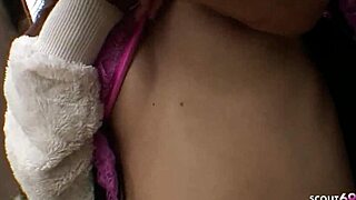 Petite Japanese girlfriend quickie uncensored outdoor pov doggystyle creampie