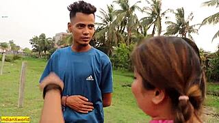 village girl moans loud during outdoor hardcore pounding