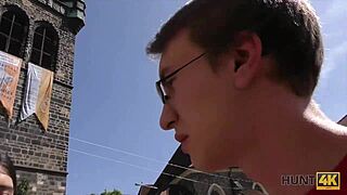Hunt4k. Skinny Czech teen picks up old guy for cash doggystyle
