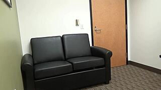 Can Skinny Slut Carrie B Deepthroat in Casting Choke Fest?