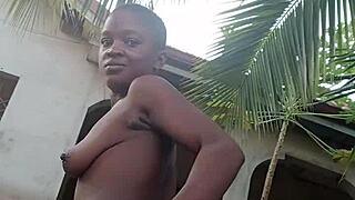 hey stepdad, watch me tease and strip sexy outdoors on your mansion!