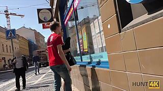 Hunt4k. Skinny Czech teen picks up old guy for cash doggystyle