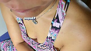 Brazilian Milf Grinds My Dick With Phone On Crowded Train