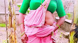 desi maid's big boobs big ass bounce riding landowner with telugu dirty talk