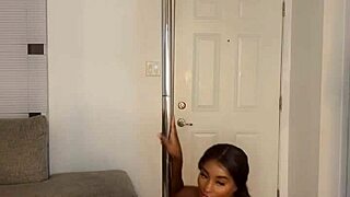 Petite ebony's fat wet ass shakes seductively