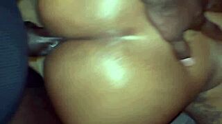 Bend Over for Big Black Cock Creampie Backshots Amateur