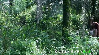 Bbw ebony rewards bush fuck after firewood help!