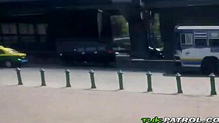 Pickup Thai Asian Teen Pussy Slammed Hard Interracial Outdoor Public Fuck Fest