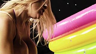 Horny Lesbians Jasmine Black and Cindy Behr Finger Wet Shaved Pussies