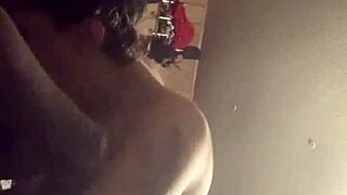 he bends her over slamming big black cock doggystyle into her screaming pussy