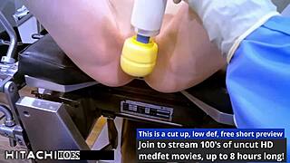 doc-tampa makes stacy shepard cum hard with hitachi! 🍆💦