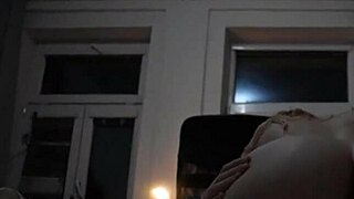 bitch miley grey begs for pov pounding post-shower cowgirl