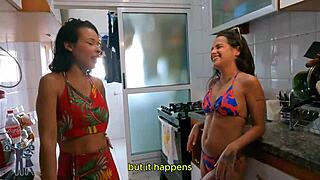 Horny Brazilian Lesbians Bitch Out Without Men Handjob Femdom Fun